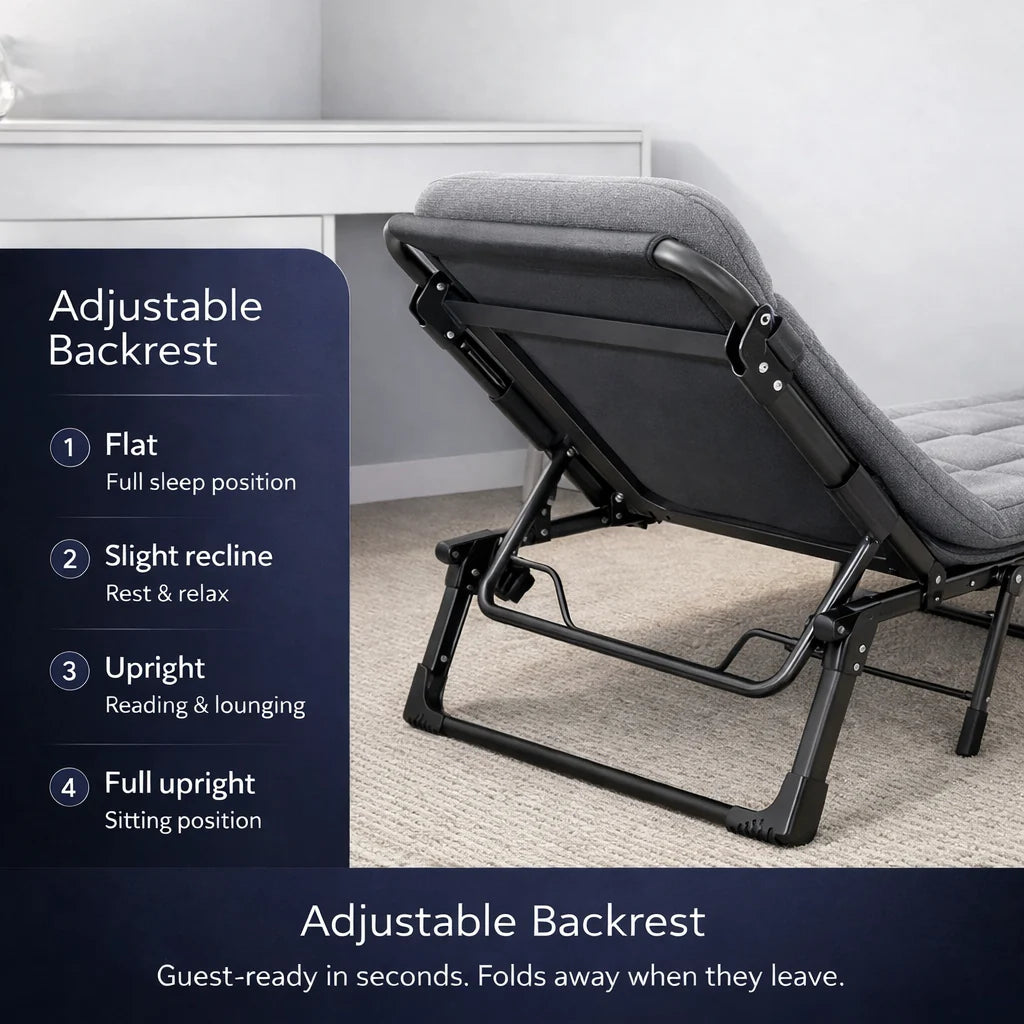 DreamFold Pro — Premium Folding Guest Bed