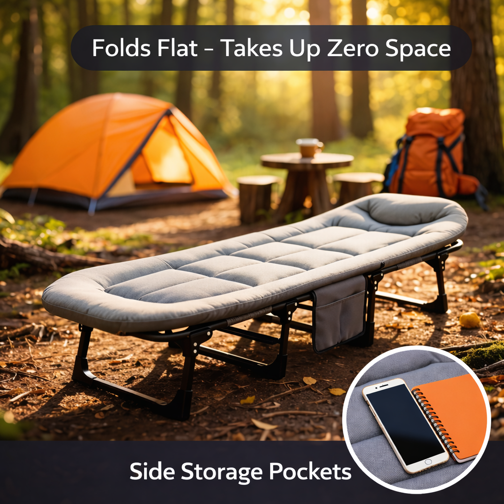 DreamFold Pro — Premium Folding Guest Bed